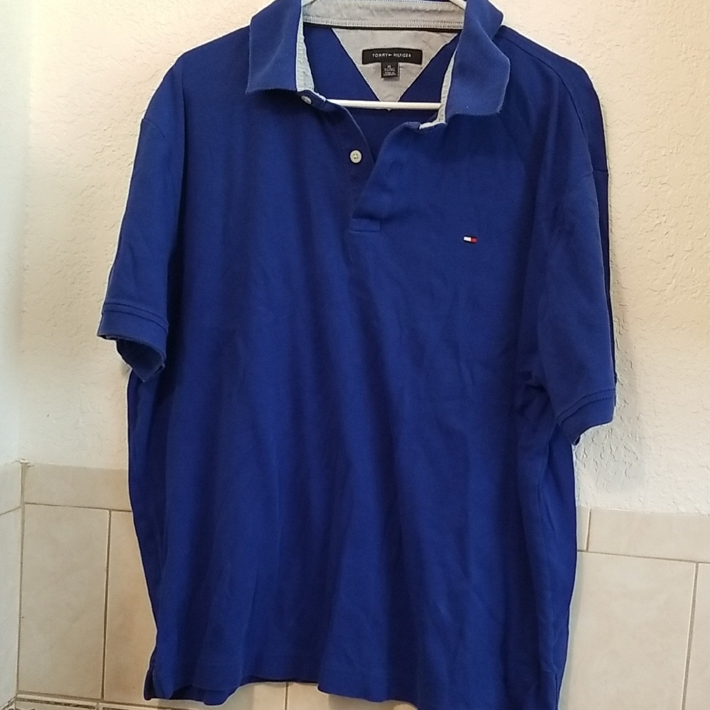Tommy Hilfiger Men's Blue Polo Shirt